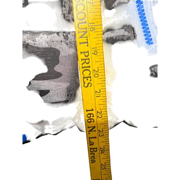 Zero xposur Boys XL Camo Heavy Puffer Jacket Fleece Hood Full Zip Black Gray - Picture 11 of 16